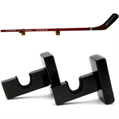 2pcs Hockey Stick Wall Mount Holder Horizontal Racks Supplies