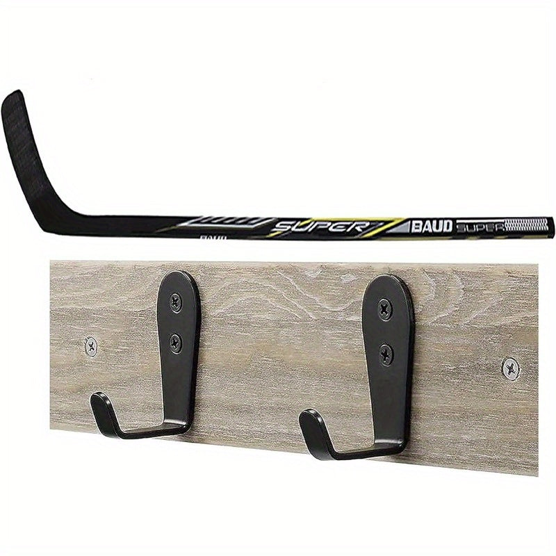 2pcs Hockey Stick Display Holder Wall Mount Easy To Hang On Wall