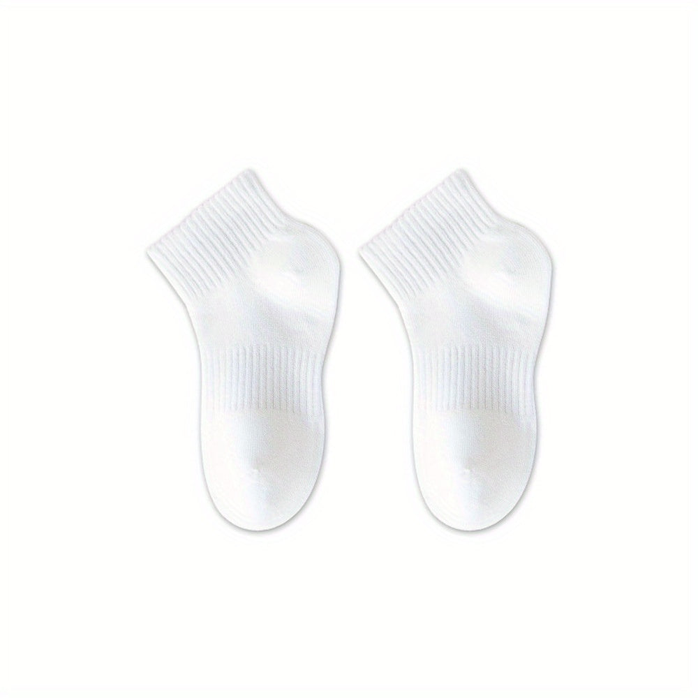 Boy's Mid Crew Sport Socks Sweat Absorbing Breathable Socks