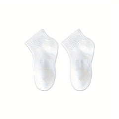 Boy's Mid Crew Sport Socks Sweat Absorbing Breathable Socks