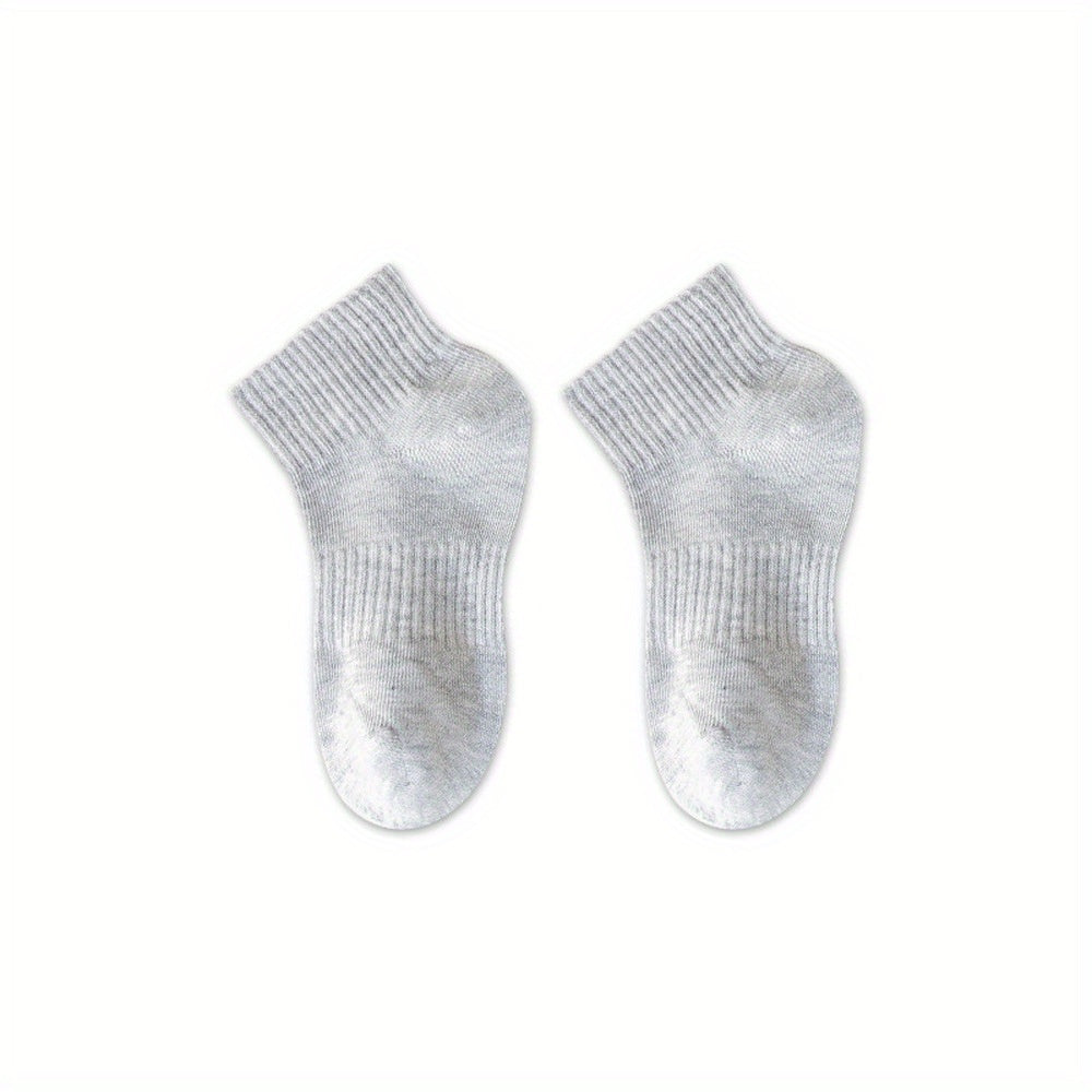 Boy's Mid Crew Sport Socks Sweat Absorbing Breathable Socks