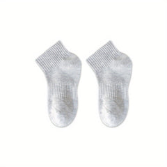 Boy's Mid Crew Sport Socks Sweat Absorbing Breathable Socks