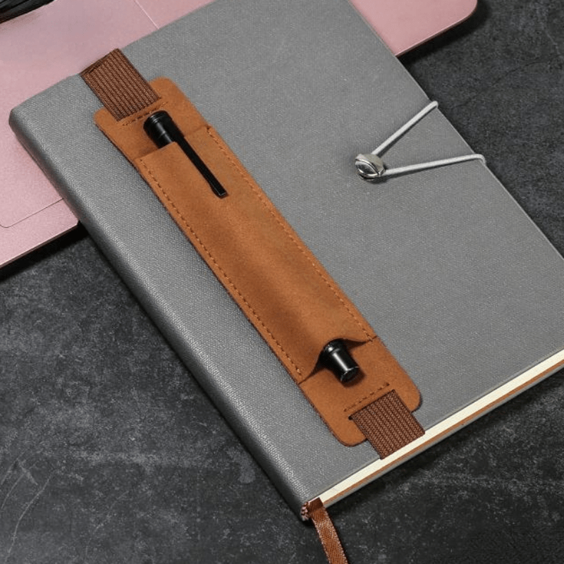 Retro Pen Sleeve Notebook Rubber Band Pencil Bag Pen Holder Protective Cover