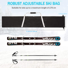 Waterproof Ski Storage Bag 420D Polyester Adjustable Length
