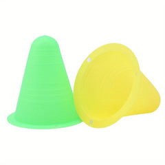 10pcs Roller Skate Training Marker Cones Speed & Agility Football Cones