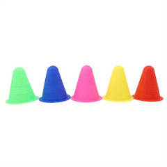 10pcs Roller Skate Training Marker Cones Speed & Agility Football Cones