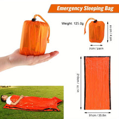 Portable Warm Emergency Sleeping Bag for Outdoor Adventures