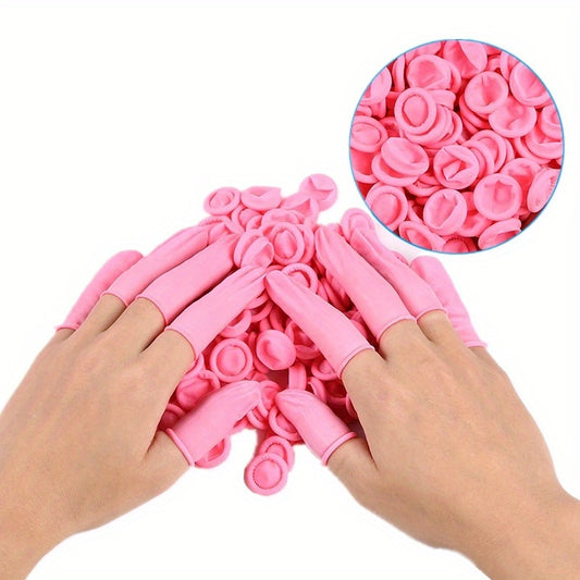 100pcs Disposable Finger Gloves Non-slip Elastic Finger Gloves