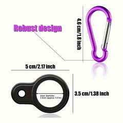 5pcs Sports Kettle Buckle Carabiner Water Bottle Holder Camping Hiking