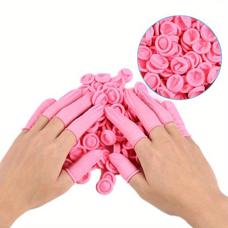 100pcs Disposable Finger Gloves Non-slip Elastic Finger Gloves