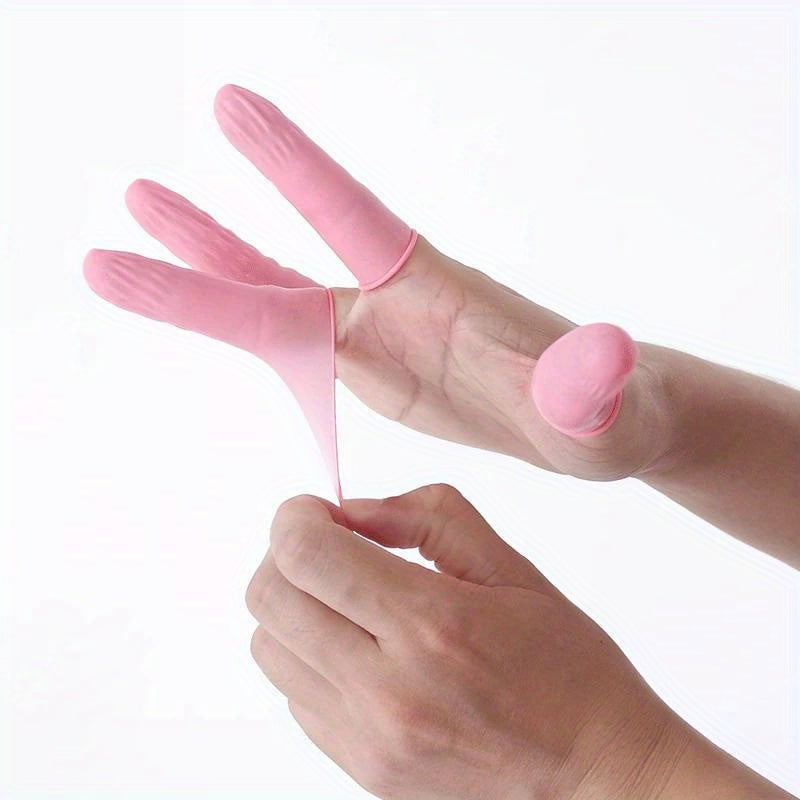 100pcs Disposable Finger Gloves Non-slip Elastic Finger Gloves