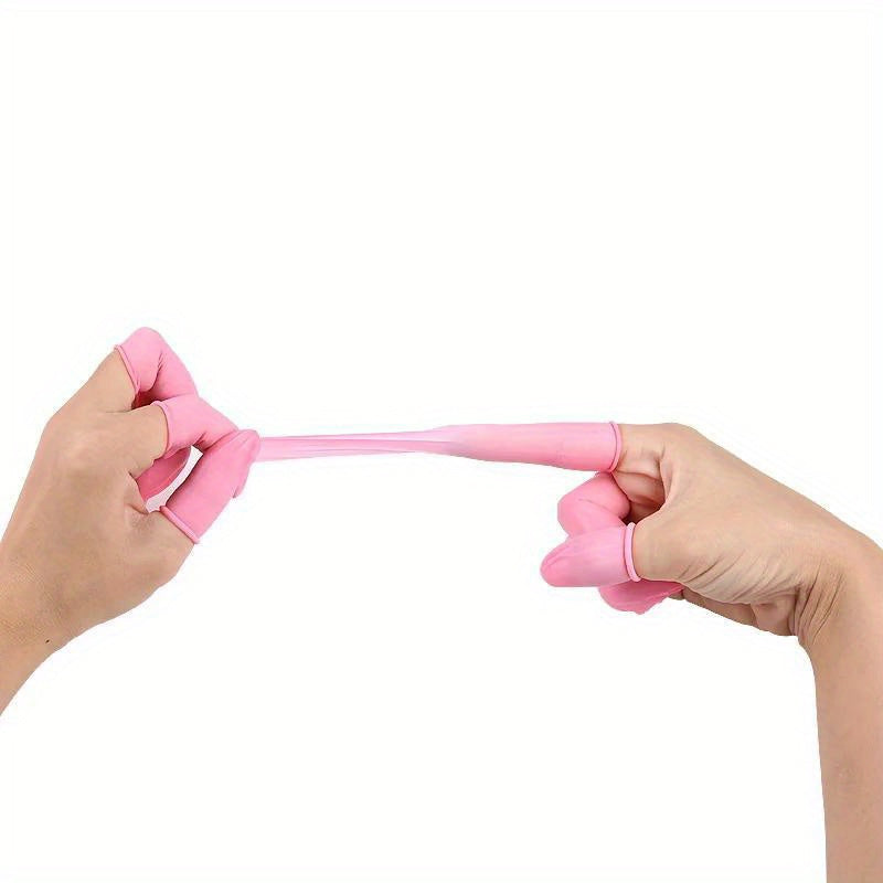 100pcs Disposable Finger Gloves Non-slip Elastic Finger Gloves