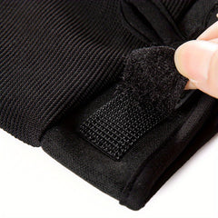Outdoor Training Half Finger Gloves Anti Slip Breathable