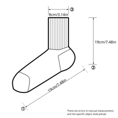 Men's Mid Crew Sport Socks Sweat Absorbing Breathable Socks