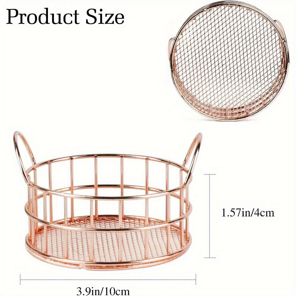 Mesh Paper Clip Holder Desk Organizer for Office School