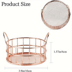 Mesh Paper Clip Holder Desk Organizer for Office School