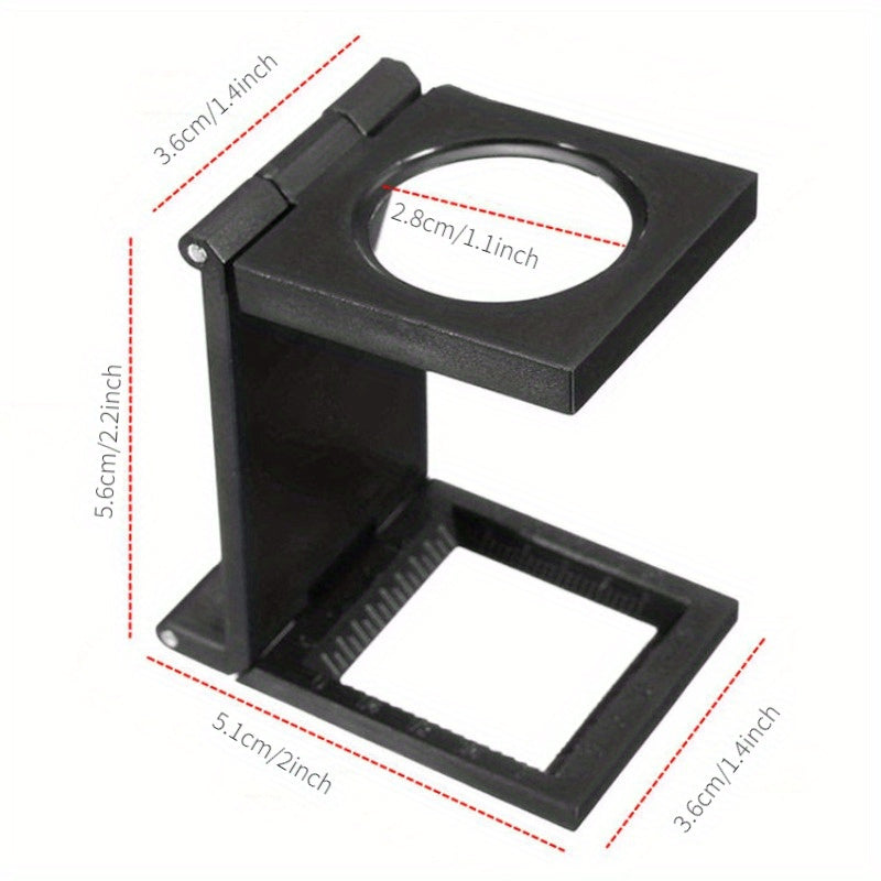 1pc 2pcs 10x Triple Fold Antique Pigeon Eye Magnifier