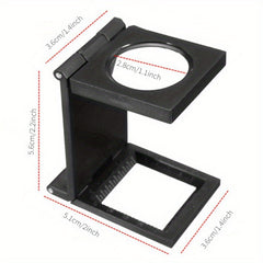 1pc 2pcs 10x Triple Fold Antique Pigeon Eye Magnifier