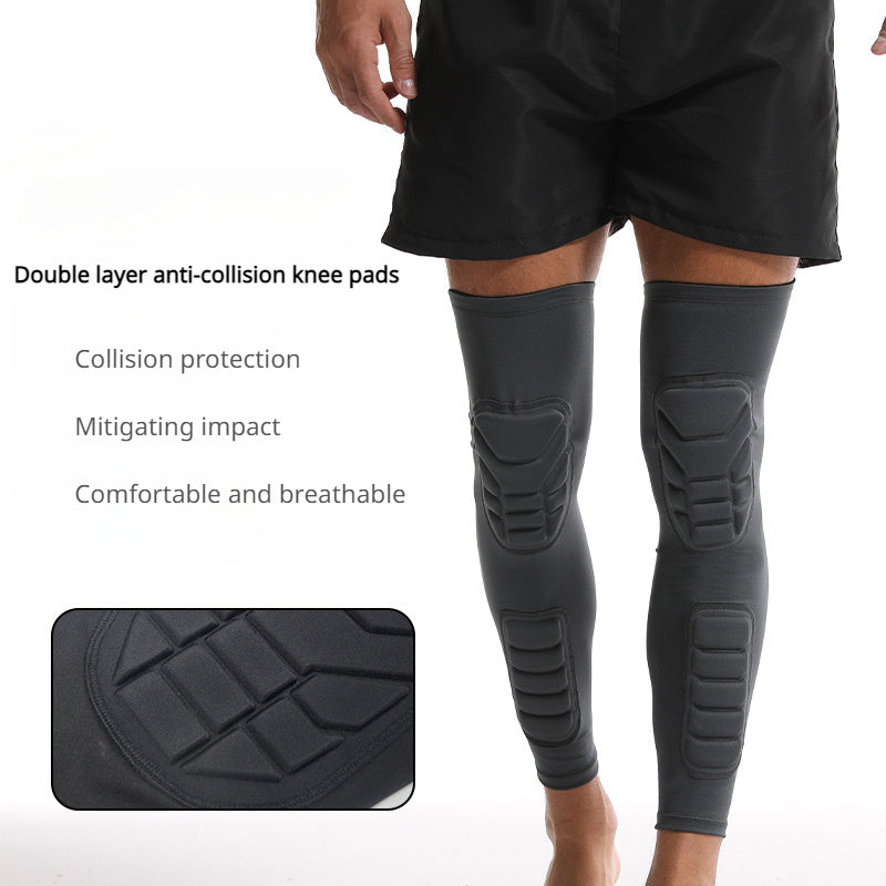 Men's Knee Pads Soft Breathable Elastic Leg Protection for Sports