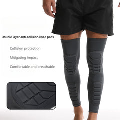 Men's Knee Pads Soft Breathable Elastic Leg Protection for Sports