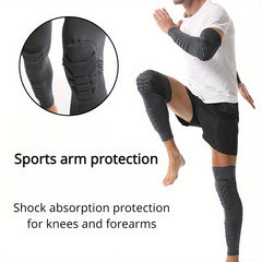 Men's Knee Pads Soft Breathable Elastic Leg Protection for Sports