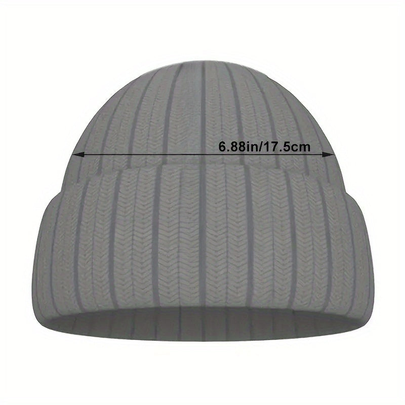 Winter Knitted Beanie Hat Ear Protection Warm Hat