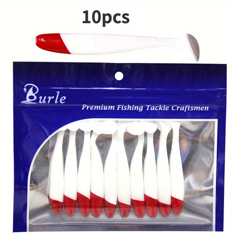 10pcs 2g T tail Soft Lure Fishing Accessories