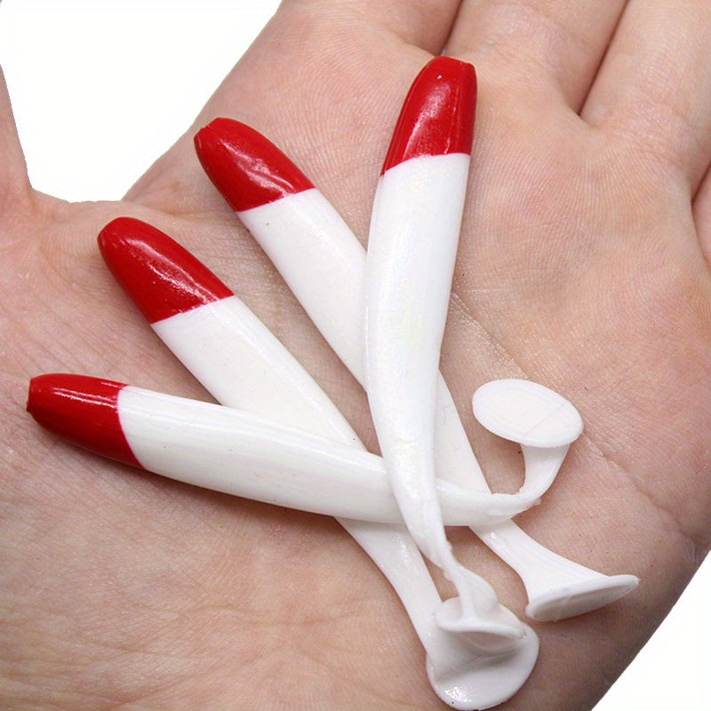 10pcs 2g T tail Soft Lure Fishing Accessories