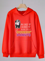 Dunkin' Donuts Print Hoodies Casual Sweatshirt