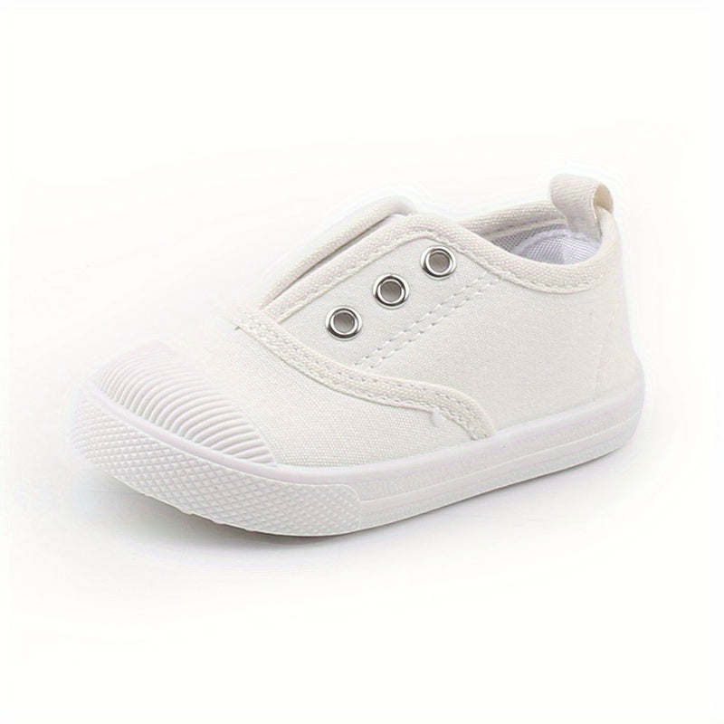 Casual Low Top Canvas Shoes For Girls Lightweight Walking Shoes