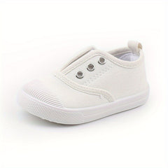 Casual Low Top Canvas Shoes For Girls Lightweight Walking Shoes