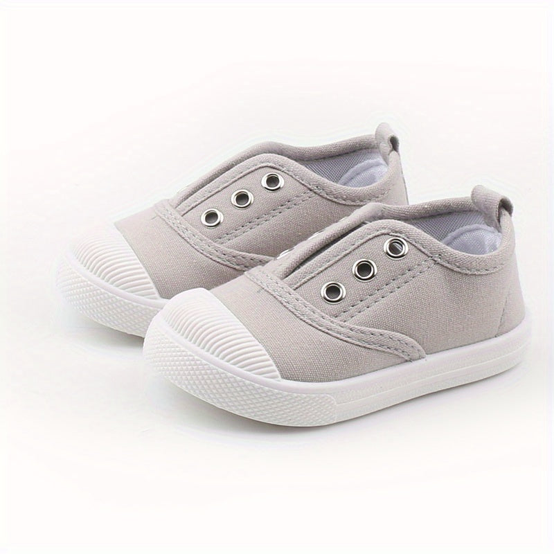 Casual Low Top Canvas Shoes For Girls Lightweight Walking Shoes