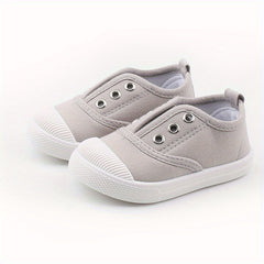 Casual Low Top Canvas Shoes For Girls Lightweight Walking Shoes