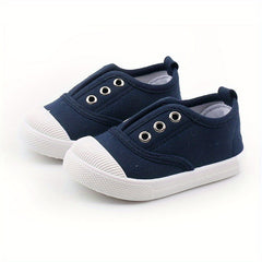 Casual Low Top Canvas Shoes For Girls Lightweight Walking Shoes