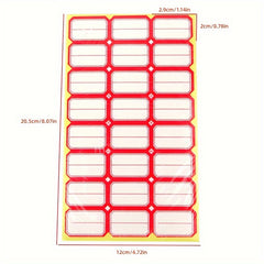 400 Self-Adhesive Label Stickers for Easy Marking and Classification