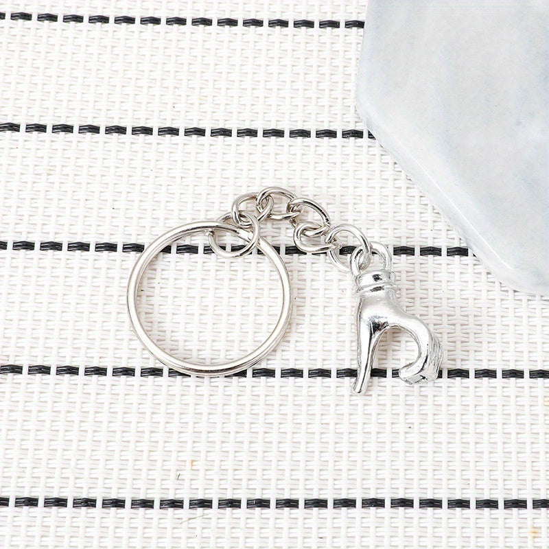 2pcs Magnetic Metal Couple's Keychain Gift