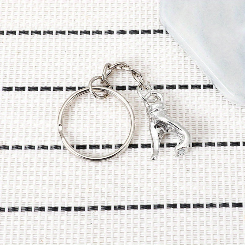 2pcs Magnetic Metal Couple's Keychain Gift