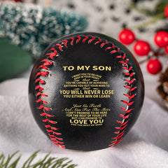 Inspirational PU Baseball for Son Birthday - Christmas Gift
