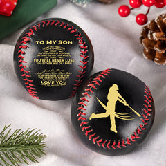 Inspirational PU Baseball for Son Birthday - Christmas Gift