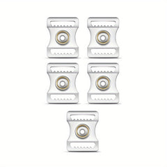 10pcs Stainless Steel Helmet Chin Strap Adapter Kit for Sports Helmets