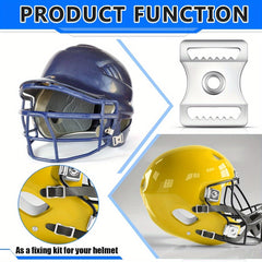 10pcs Stainless Steel Helmet Chin Strap Adapter Kit for Sports Helmets