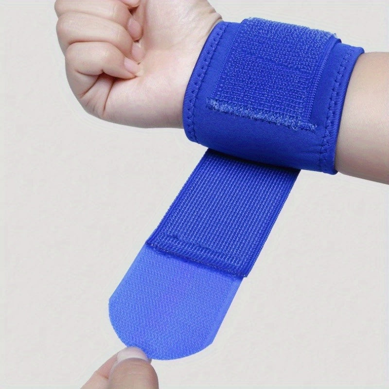2pcs Adjustable Solid Wristband for Sports Fitness Roller Skates