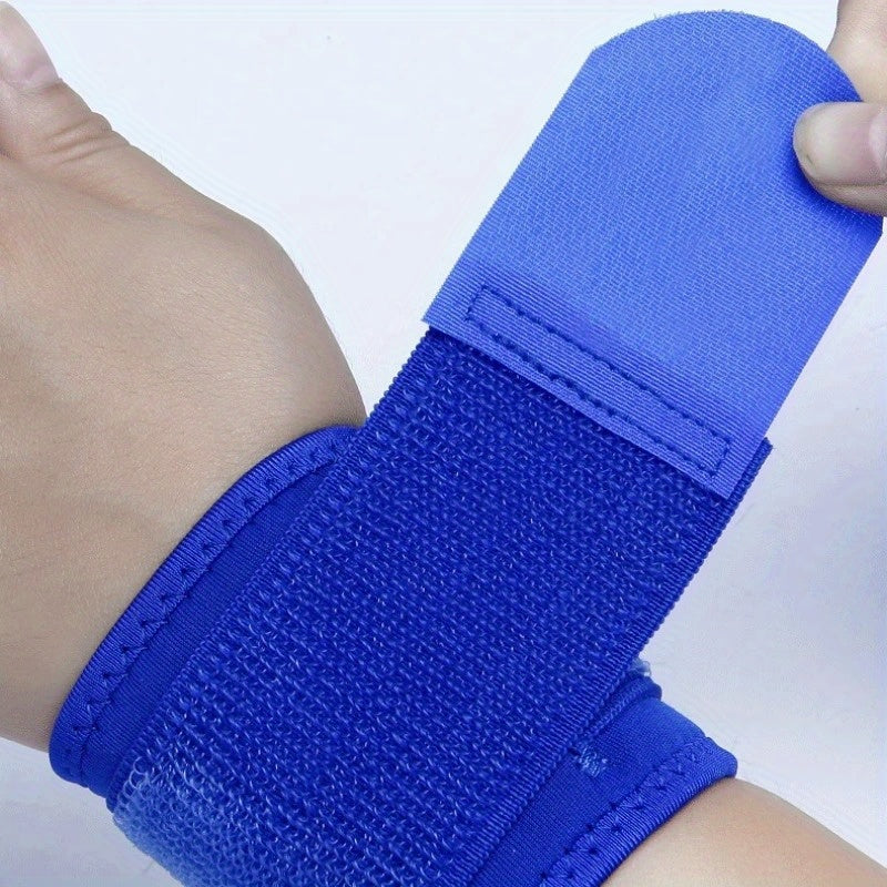 2pcs Adjustable Solid Wristband for Sports Fitness Roller Skates