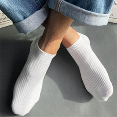 Men's Solid Liner Anklets Socks Soft & Breathable for Outdoor Wear