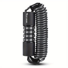 Bike Helmet & Safety Lock: Password Rope Mountain Bike Lock