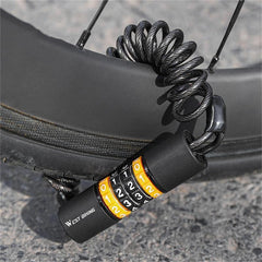 Bike Helmet & Safety Lock: Password Rope Mountain Bike Lock