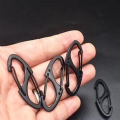 20PCS Small Dual Spring Snap Hook Keychain Buckle
