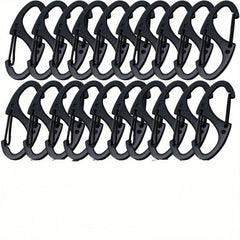 20PCS Small Dual Spring Snap Hook Keychain Buckle