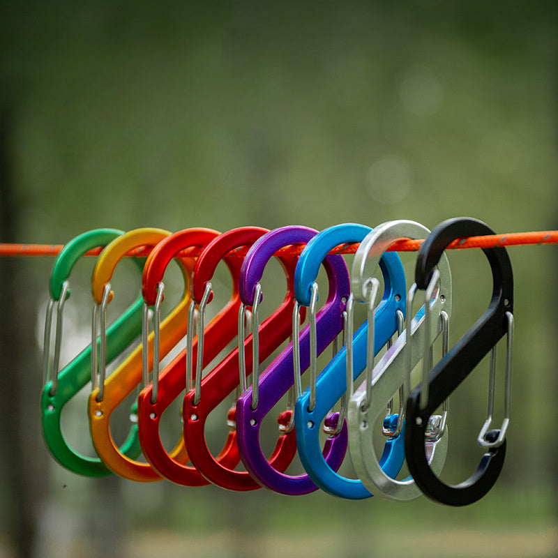 Outdoor Hanging Buckle Backpack Hook Keychain Aluminum Alloy S-type Buckle