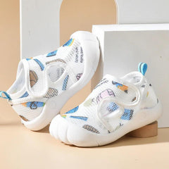 Breathable Mesh Sport Sandals for Baby Girls Lightweight Anti slip Walking Shoes